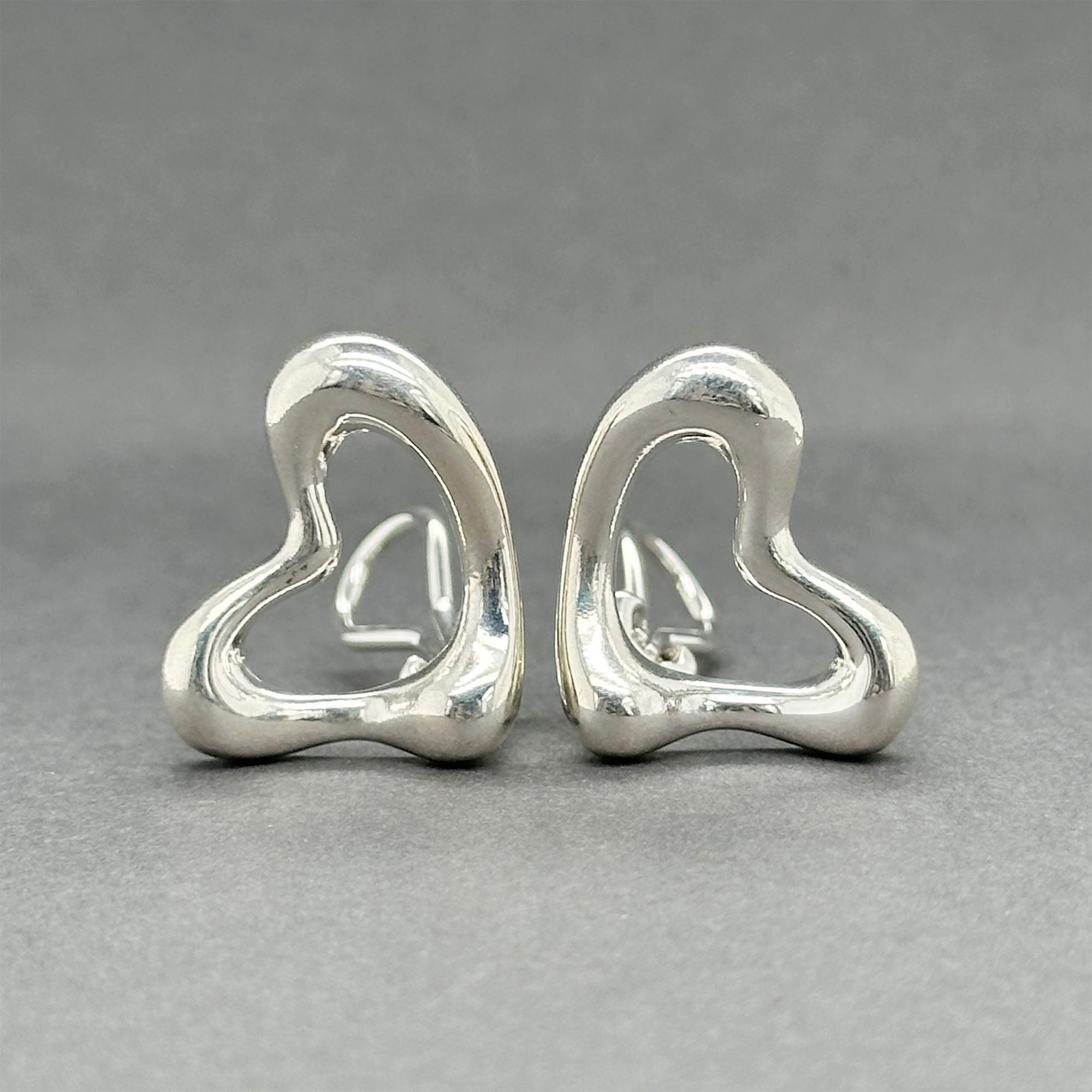 Estate Tiffany & Co. Sterling Silver Vintage Peretti Open Heart
