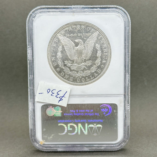 Estate 0.900 Fine Silver 1882 S $1 Morgan Dollar Coin NGC MS 66 - Walter Bauman Jewelers