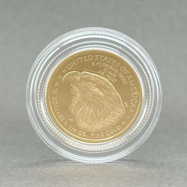 Estate 0.9167 Fine Gold 2022 American Eagle ¼ oz Coin - Walter Bauman Jewelers