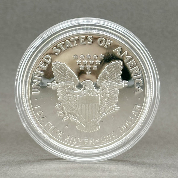 Estate 0.999 Fine Silver 1989-S American Eagle Dollar Coin - Walter Bauman Jewelers