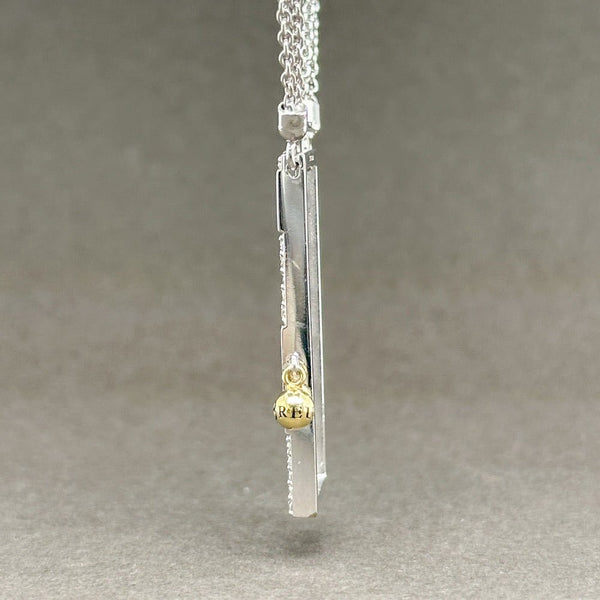Estate 14K TT Gold 0.30ctw H/SI1-2 Diamond Pendant - Walter Bauman Jewelers