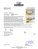Estate 14K W Gold 3.43ctw G-H/SI2-I1 Diamond Tennis Bracelet - Walter Bauman Jewelers