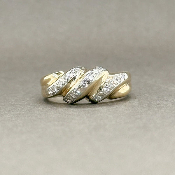 Estate 14K Y Gold 0.24ctw H/VS2-SI1 Diamond Ring - Walter Bauman Jewelers