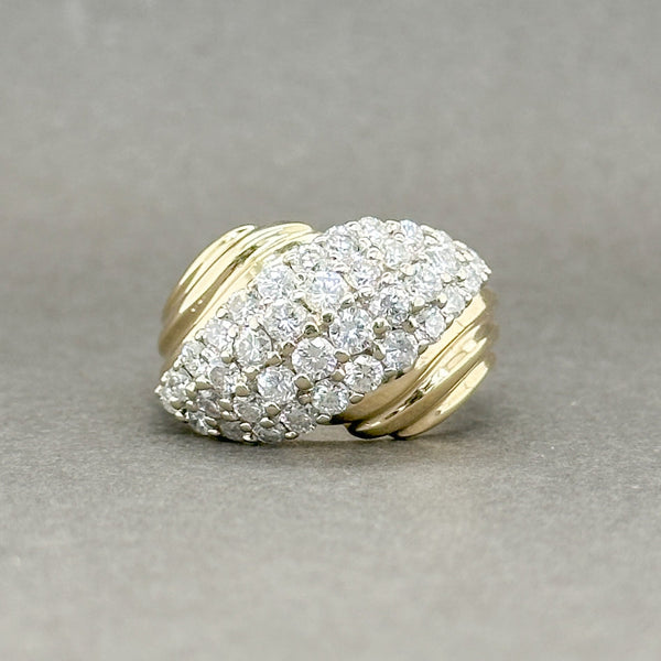 Estate 14K Y Gold 1.49ctw H-I/SI1-2 Diamond Cocktail Ring - Walter Bauman Jewelers