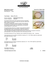 Estate 18K Y Gold 0.63ctw I/SI1-2 Diamond Bracelet - Walter Bauman Jewelers