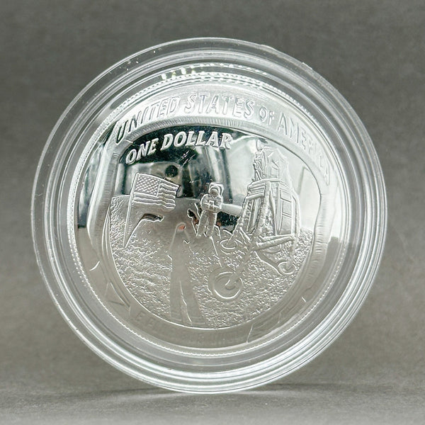 Estate 99.9% Fine Silver 2019 Apollo 50th Anniversary Coin - Walter Bauman Jewelers