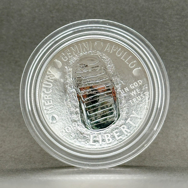 Estate 99.9% Fine Silver 2019 Apollo 50th Anniversary Coin - Walter Bauman Jewelers