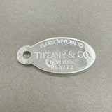 Estate Tiffany & Co. SS Dog Tag Pendant - Walter Bauman Jewelers