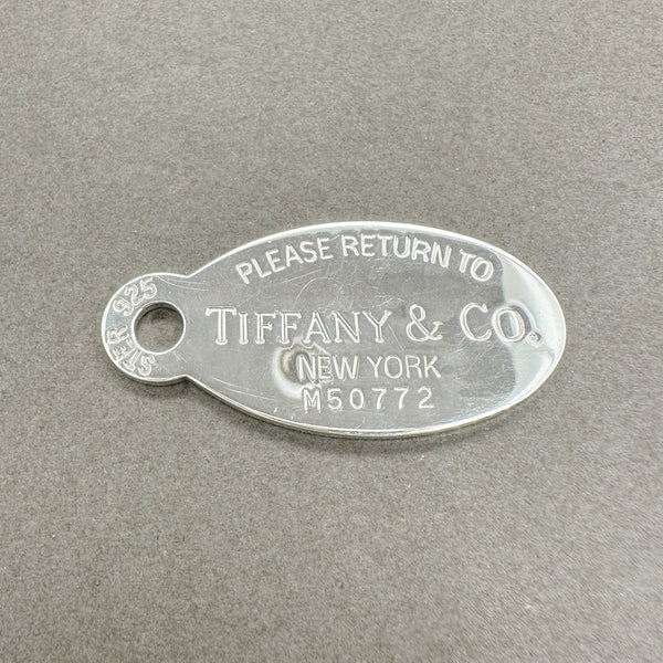 Estate Tiffany & Co. SS Dog Tag Pendant - Walter Bauman Jewelers