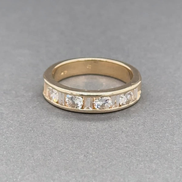 Estate 14K Y Gold 0.91ctw H-I/VS1-SI2 Diamond Wedding Ring
