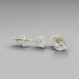 14K W Gold 0.67ctw G/VS2 Lab-Created Diamond Earrings - Walter Bauman Jewelers
