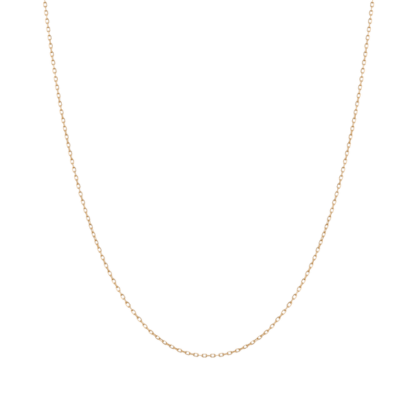 14K Y Gold 16-17-18" 1.3mm DC Cable Chain - Walter Bauman Jewelers