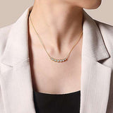 14K Y Gold .35cttw Diamond Necklace - Walter Bauman Jewelers