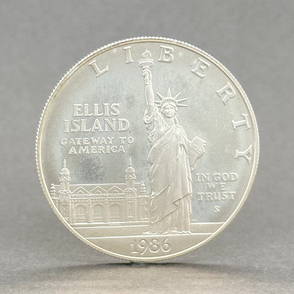 Estate 0.900 Fine Silver 1986 San Francisco Proof Liberty Coin - Walter Bauman Jewelers