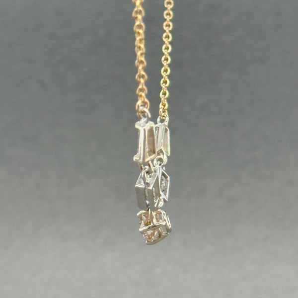 Estate 14K TT 0.60ctw Champagne/H-I/VS-VS2 Diamond Necklace - Walter Bauman Jewelers