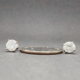 Estate 14K W Gold 1.38cttw I-J/SI2-I1 Diamond Stud Earrings - Walter Bauman Jewelers