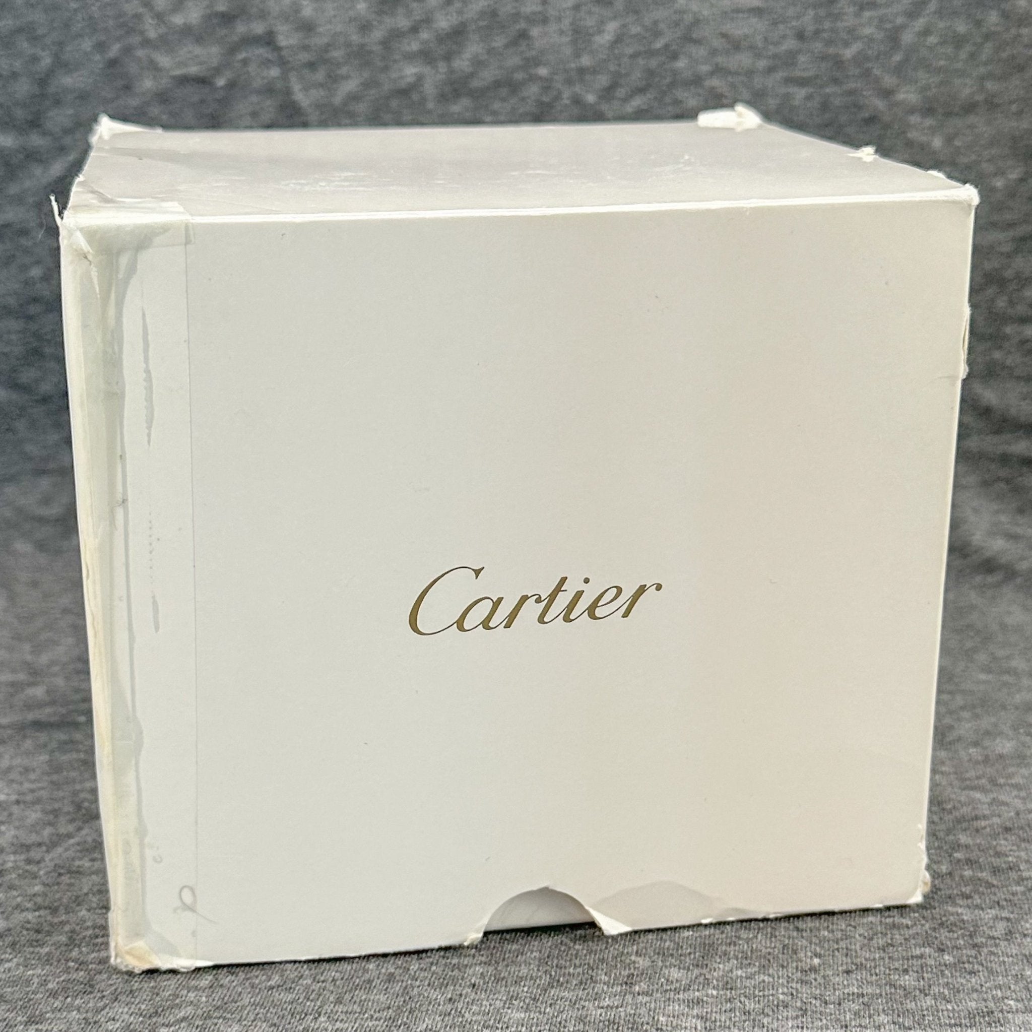 Estate Cartier White Outer Box EMPTY Walter Bauman Jewelers