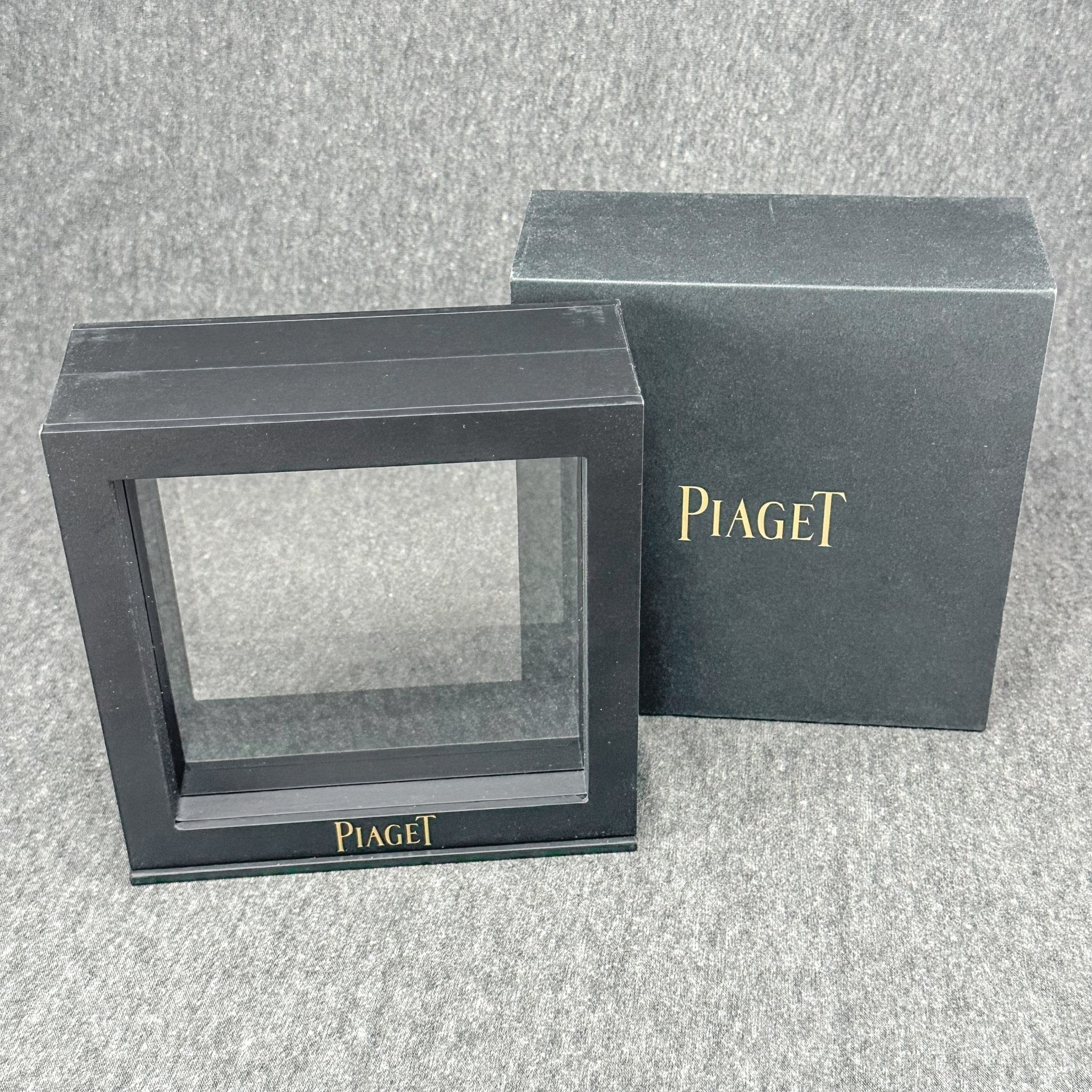 Estate Piaget Floating Display Case w. Outer Sleeve No Watch