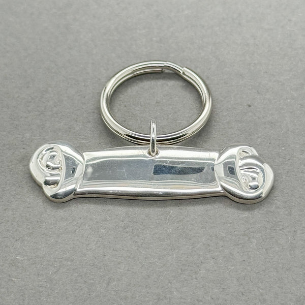 Estate T&Co. SS Dogbone Key Chain - Walter Bauman Jewelers