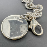 Estate Tiffany & Co. SS Circle Tag Charm Bracelet - Walter Bauman Jewelers