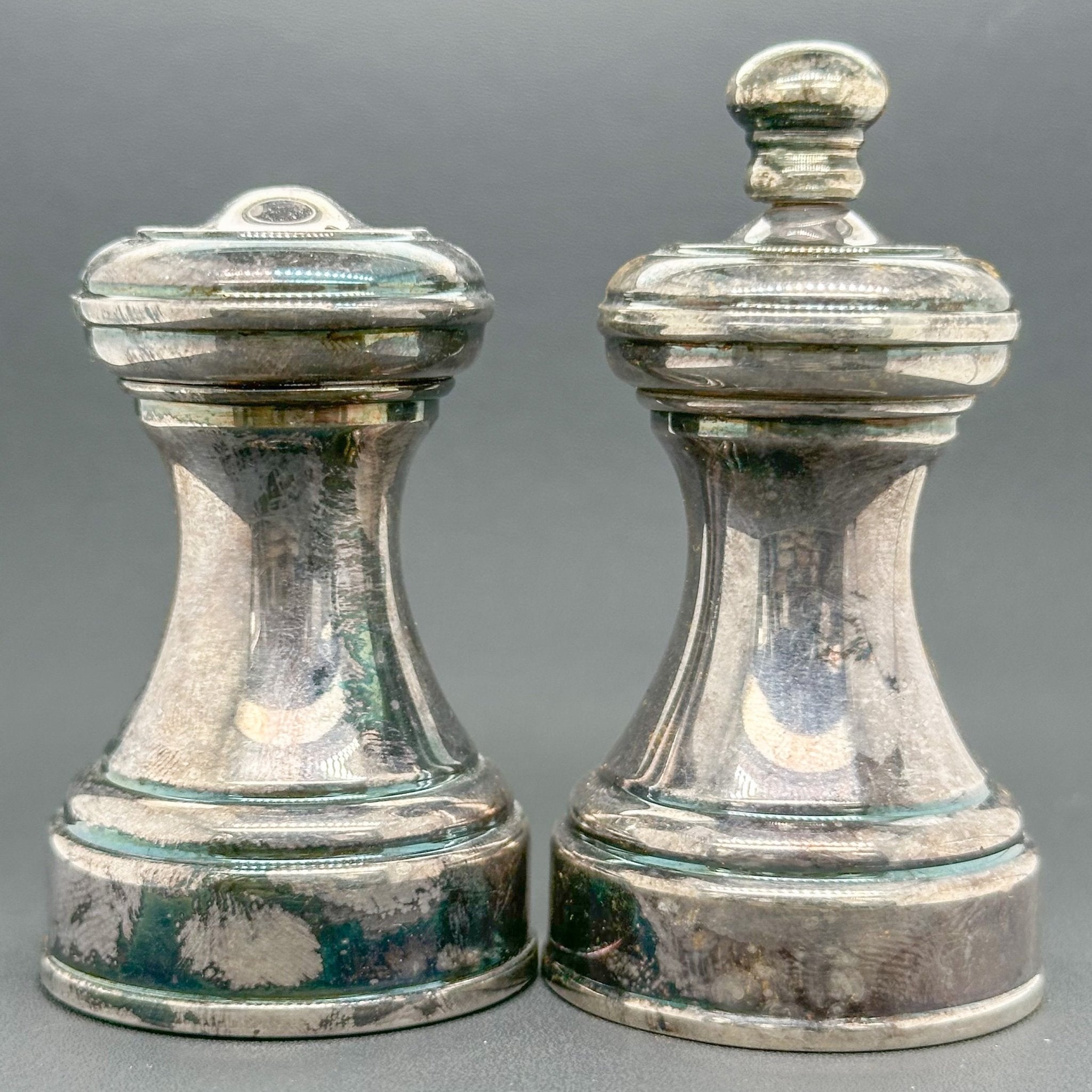 Estate Tiffany & Co. SS Salt & Pepper Shakers | Walter Bauman Jewelers