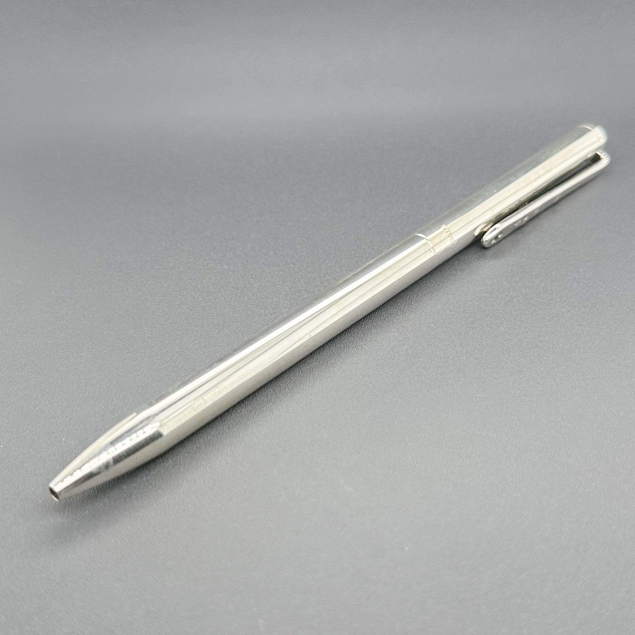 Tiffany 1837 Makers ballpoint pen in sterling silver.