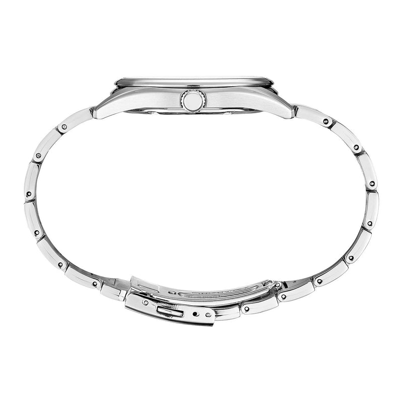 Men's Seiko Watch Silver Dial SUR307 - Walter Bauman Jewelers