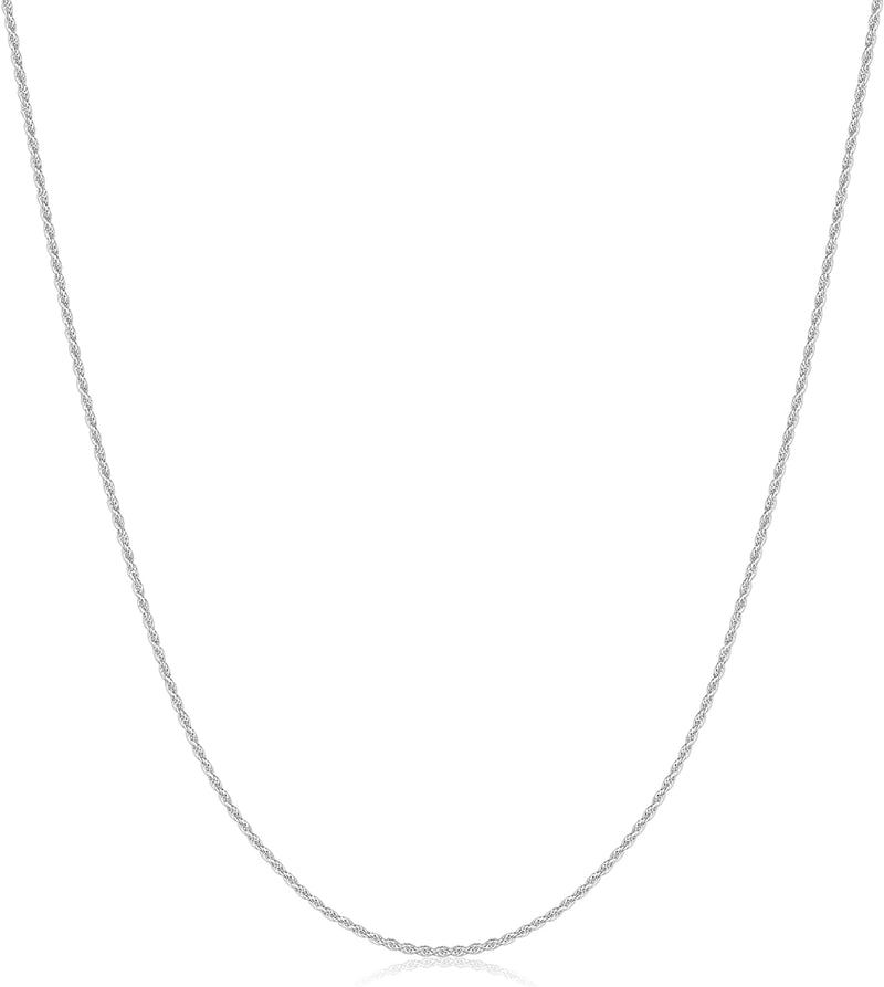 SS 22" 1.25mm Solid Rope Chain 025 - Walter Bauman Jewelers