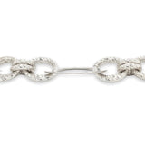 SS Graduated D/C Circle Link Bracelet - Walter Bauman Jewelers