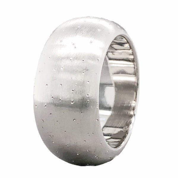 Sterling Silver Stardust Wide Band - Walter Bauman Jewelers