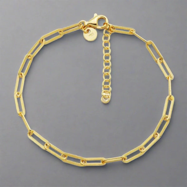 YGP Sterling 3.2mm Paperclip Bracelet - Walter Bauman Jewelers