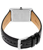 Men's Seiko Watch Essentials Black Leather Band SWR103