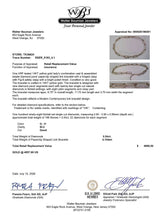 Estate 14K Y Gold 0.54ctw G-H/SI2 Diamond Paperclip Bracelet