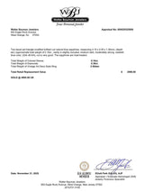 Estate Art Deco 18K W Gold 0.39ctw Diamond & 0.16ctw Sapphire Ring