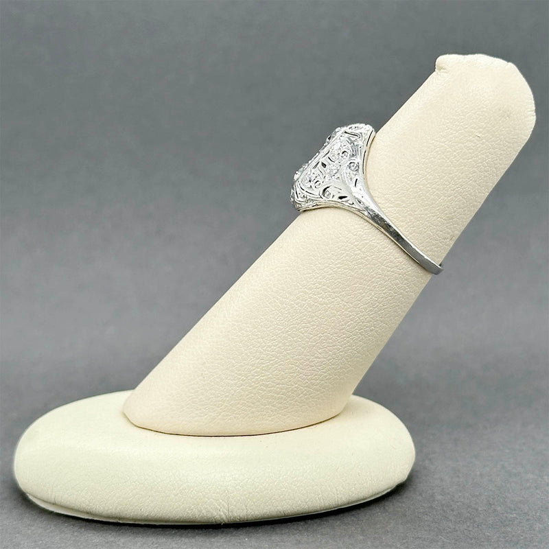 Estate Platinum Art Deco 0.46ctw Diamond Ring