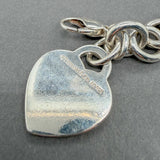 Estate Tiffany & Co. SS Please Return To Heart Bracelet