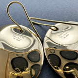 Estate Tiffany & Co. Peretti 18K Y Gold Disk Earrings