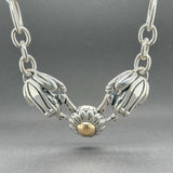 Estate Barry Kieselstein Cord SS 14 Frog Necklace