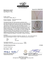 Estate 14K Y Gold 0.03ctw G-H/SI1 Diamond Oval Pendant