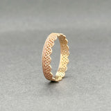 Estate 14K R Gold Filigree Ring