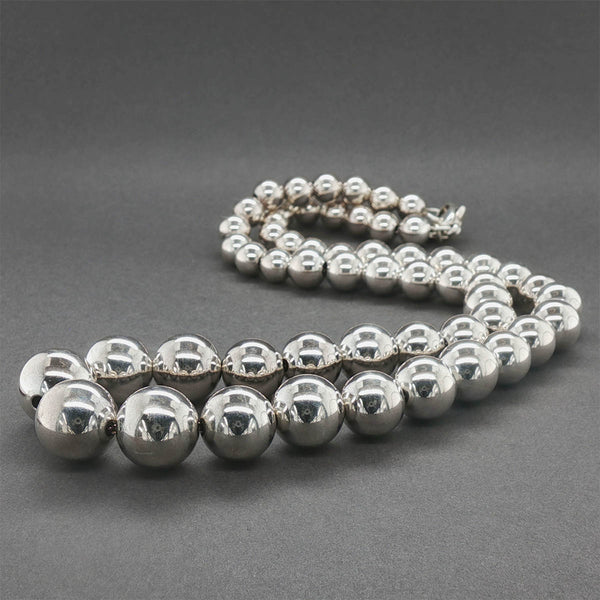 Estate Tiffany & Co. SS Graduated Hardwear Necklace