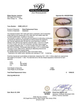 Estate 14K W Gold 1.36ctw G/SI1-2 Diamond Bracelet