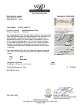 Bracelet à maillons en diamant Estate en or 14 carats W 3,5 carats GH/SI1