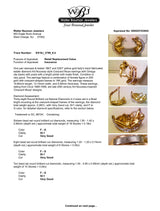 Estate 18K TT Gold 0.28ctw Diamond Woman on The Moon Earrings