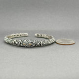 Estate John Hardy SS 14 Angela Slim Cuff Bracelet
