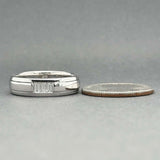 Estate 18K W Gold 0.33ctw H/VS1-SI1 Diamond Men’s Ring