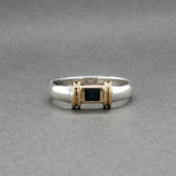Estate Tiffany & Co. SS 18 0.20ct Sapphire Ring