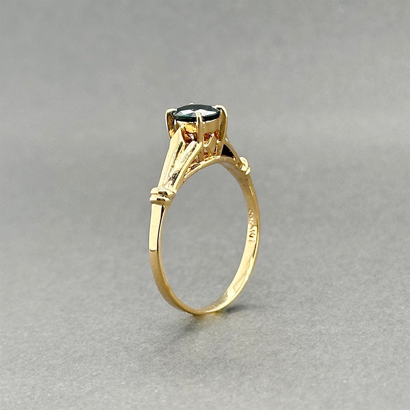 Estate 14K Y Gold 0.63ct Sapphire Ring