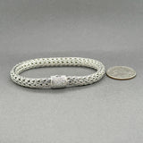 Estate John Hardy SS Diamond Icon Bracelet