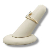 14K Y Gold 2.04ctw E/VS2 Double Oval Lab Created Diamond Ring